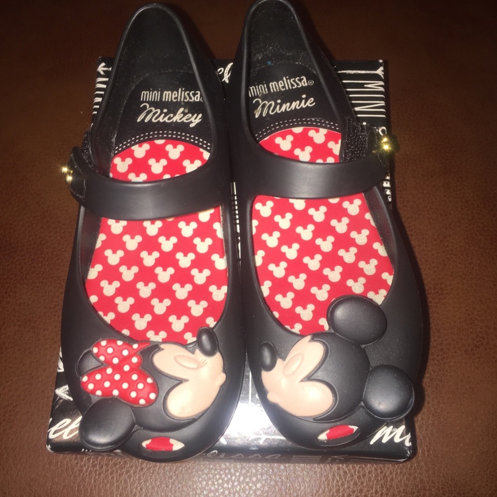 Minnie and Mickey Mouse Mini Melissa shoes
